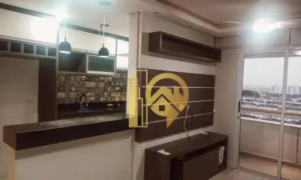 Apartamento com 2 dormitórios para alugar, 67 m² - Villa Branca - Jacareí/SP