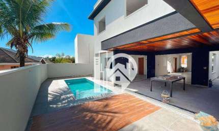 Casa em construção com projeto contemporâneo disponível para venda, Urbanova - São José dos Campos/SP