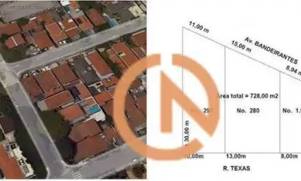 Terreno Residencial para locação, Brooklin Paulista, São Paulo - TE0082.