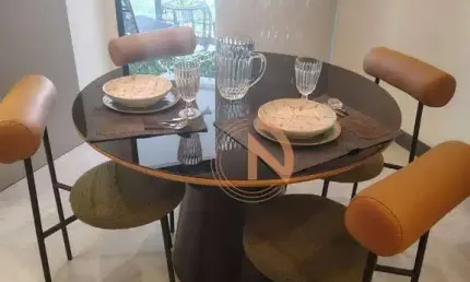 Apartamento com serviço, 2 dormitórios, 1 suite e lazer