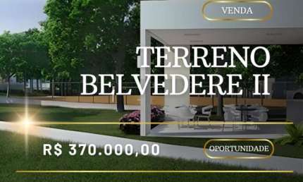 VENDE-SE Terreno no Condomínio Belvedere 2 com as seguintes configuraç