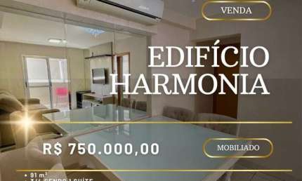 VENDE-SE Apartamento no Edifício Harmonia - 100 % MOBILIADO;