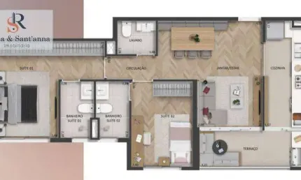 Apartamento com 2 dormitórios à venda, 64 m² por R$ 865.000,00 - Edifício Atmosphera - Indaiatuba/SP