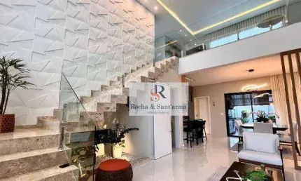 Sobrado com 3 dormitórios à venda, 235 m² por r$ 2.300.000,00 - jardim residencial alto de itaici - indaiatuba/sp