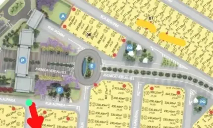 Terreno em condomínio fechado à venda na Rua 6, Pólo Empresarial Goiás, Aparecida de Goiânia, 230 m2 por R$ 290.000