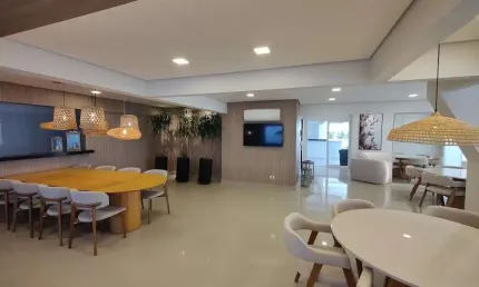 3 suítes Frente Mar bairro Caiçara em Praia Grande. O Alto Padrão mais completo de toda a região com seus apartamentos espaçosos e bem distribuídos!