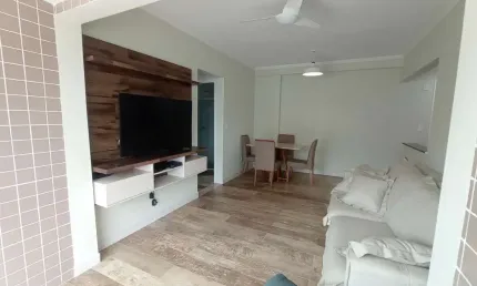 Lindo apartamento DECORADO de 2 dormitórios com suíte a venda no Canto do Forte em Praia Grande