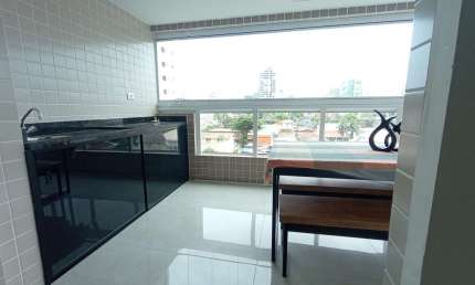 Lindo apartamento de 2 dormitórios com suíte a venda no Canto do Forte em Praia Grande