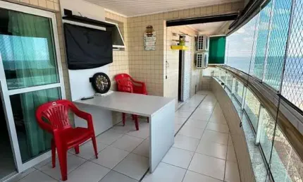 Apartamento de Luxo à Venda em Praia Grande-SP, no Bairro Ocian, com 3 Quartos, 2 Suítes e 115m² de Pura Elegância!