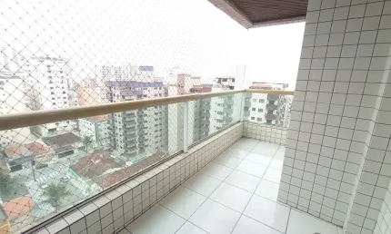 APARTAMENTO VISTA MAR DE 1 DORMITÓRIO NO BAIRRO TUPI EM PRAIA GRANDE