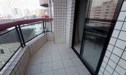 Apartamento de 01 Dormitório DE SACADA COM VISTA MAR DEFINITIVA no Bairro Tupi em Praia Grande