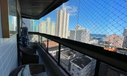 Imperdível! Apartamento 3 dormitórios mobiliado à venda em Praia Grande-SP.