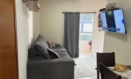 Apartamento à venda em Praia Grande-SP, Boqueirão: 2 quartos, 1 sala, 1 banheiro, 1 vaga, 50m²! Venha conferir!