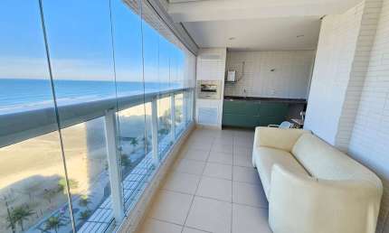 Apartamento de luxo para  locação em Praia Grande-SP, Boqueirão: 4 dormitórios, 3 suítes, 2 salas, 4 banheiros, 2 vagas, 111 m².