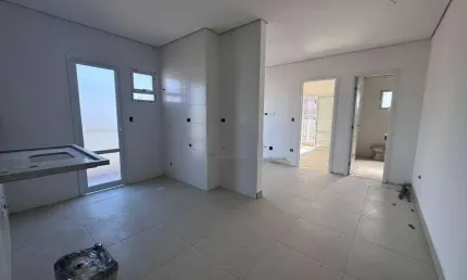 Apartamento à venda no Boqueirão, Praia Grande-SP: 1 quarto, 1 sala, 1 banheiro, 1 vaga, 46m². Venha conferir!