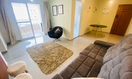 Apartamento à venda em praia grande-sp, bairro aviação: 2 quartos, 1 suíte, 2 salas, 1 banheiro, 1 vaga, 108 m². venha conferir!