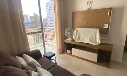 Apartamento à venda em praia grande-sp, bairro ocian, 2 quartos, sala, banheiro, vaga de garagem - imperdível!