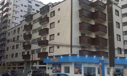 Excelente oportunidade de investimento: apartamento à venda em praia grande-sp, ocian, 2 dormitórios, 2 salas, 1 banheiro, 1 vaga, 68m².