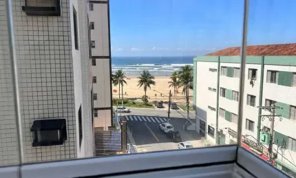 Apartamento à venda em praia grande-sp, bairro ocian: 2 dormitórios, 1 suíte, 2 salas, 2 vagas de garagem, 74m². venha conferir!