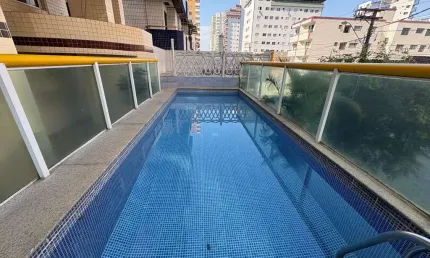 Apartamento 1 dormitorio com sacada e piscina promocional