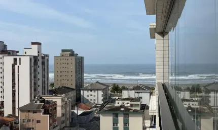 Apartamento à venda em praia grande-sp, guilhermina: 2 quartos, 1 suíte, 1 sala, 2 banheiros, 1 vaga, 72 m². aproveite!