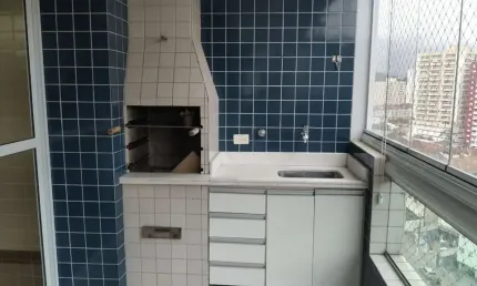 Apartamento 2 dormitórios 1 suíte , alto padrão canto do forte praia grande -sp