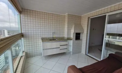 Apartamento de 2 quartos com suíte vista mar e vaga na garagem em praia grande-sp, bairro tupi: confira essa oportunidade!