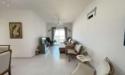 Lindo apartamento 3 dormitórios com sacada gourmet e vista mar no bairro da guilhermina