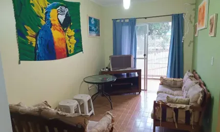 Apartamento para locação no bairro caiçara em praia grande-sp: 2 quartos, 1 banheiro, 1 vaga de garagem - 84,00 m²