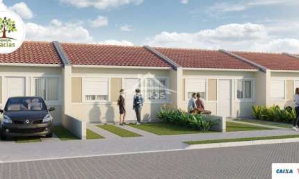 Casa com 2 quartos à venda na Avenida Adão Foques, 2445, Passo Fundo, Guaíba por R$ 206.000