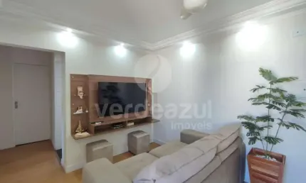 Apartamento com 2 quartos à venda na rua maestro diogo hugo bratficher, 70, jardim miranda, campinas, 55 m2 por r$ 245.000