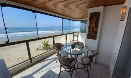 Lindo apartamento **temporada** frente mar !!!, Meia Praia, Itapema - SC