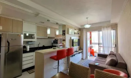 Apartamento à venda 88m², 3 quartos, 2 vagas, semimobiliado, Pagani - Palhoça - SC