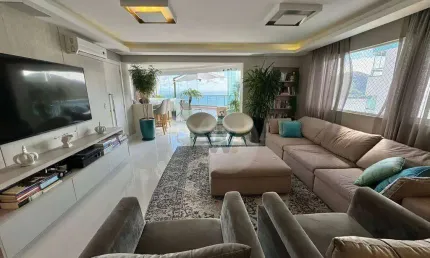 Apartamento frente mar com 3 suítes, 212 m² por r$ 30.000/mês - centro - balneário camboriú/sc.