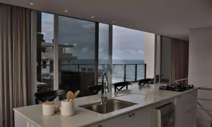 Cobertura duplex com 4 suítes para alugar, 243 m² - praia brava - itajaí/sc.