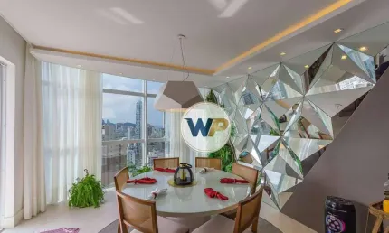 Apartamento finamente mobiliado com 3 suites para alugar, 140 m² por centro - balneário camboriú/sc