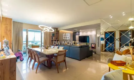Invent Max - Apartamento, 3 suítes, Mobiliado, Alto padrão, 130 m², 2 vgs de garagem, Escaninho no andar, Village Veneza, Eldorado