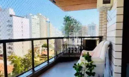 Um por andar - Apartamento com 4 dormitórios à venda, 220 m² por R$ 1.275.000 - Jardim Icaraí - Niterói/RJ