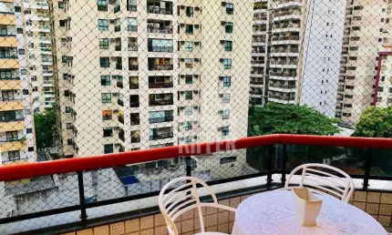 Apartamento amplo com 4 quartos (2 suítes), 3 varandas – 1 por andar – lazer completo em icaraí