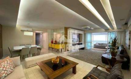 Apartamento com 4 dormitórios à venda, 187 m² por R$ 3.400.000,00 - Icaraí - Niterói/RJ