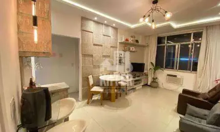 Apartamento com 2 quartos, vaga de garagem, Quarteirão da Praia de Icaraí, 70m² por R$ 690.000,00 - Icaraí - Niterói/RJ