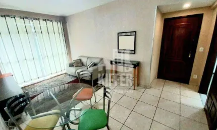 Amplo apartamento à venda 1 quarto, varanda, 1 vaga, centro de niterói, rj