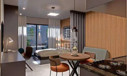 Loft térreo com garden, 29 m² por r$ 220.000 - são francisco - niterói/rj