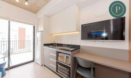 Studio para alugar, 29 m² por R$ 2.925,00/mês - Prado Velho - Curitiba/PR