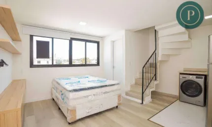Apartamento Duplex com 2 dormitórios, 17 m² - Rebouças - Experimente o Atendimento Boutique!