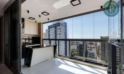 Apartamento semi mobiliado com 3 suítes no água verde