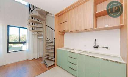Studio para alugar, 38 m² por R$ 3.780,00/mês - Cabral - Curitiba/PR
