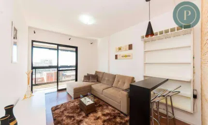 Apartamento com 1 dormitório para alugar, 47 m² - Bigorrilho - Experimente o Atendimento Boutique!
