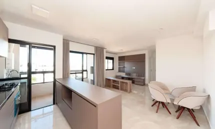 Apartamento com 2 dormitórios para alugar, 64 m² por R$ 4.127,01 - Portão - Curitiba/PR