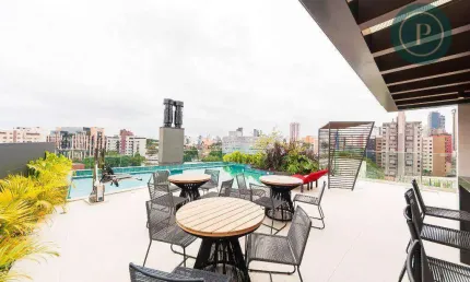 Apartamento com 1 dormitório para alugar, 31 m² por R$ 4.850/mês - Bigorrilho - Experimente o Atendimento Boutique!